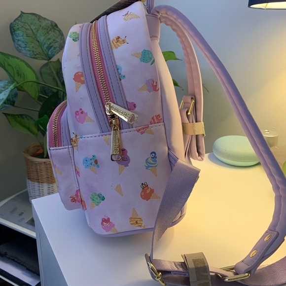 SOLD!! Pastel Pink/Lilac Pokémon Loungefly backpack - Picture 2 of 6